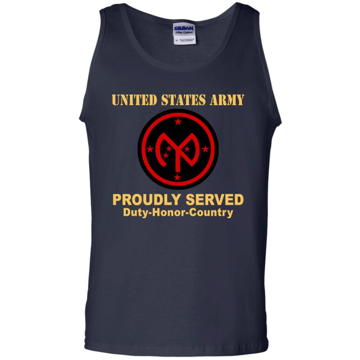 US ARMY 27TH INFANTRY BRIGADE COMBAT TEAM- Proudly Served T-Shirt On Front For Men-TShirt-Army-Veterans Nation