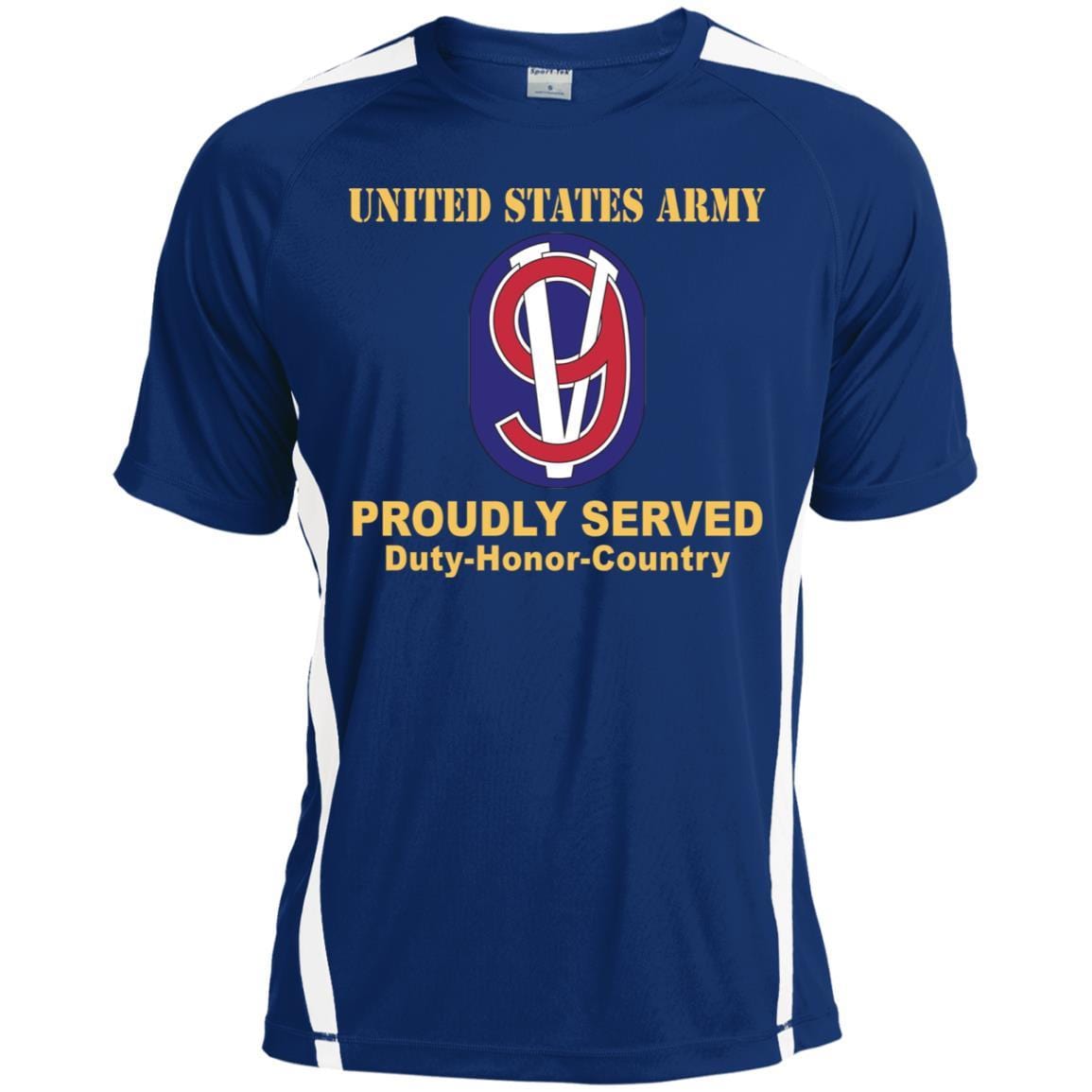 US ARMY 95 TRAINING DIVISION USAR - Proudly Served T-Shirt On Front For Men-TShirt-Army-Veterans Nation