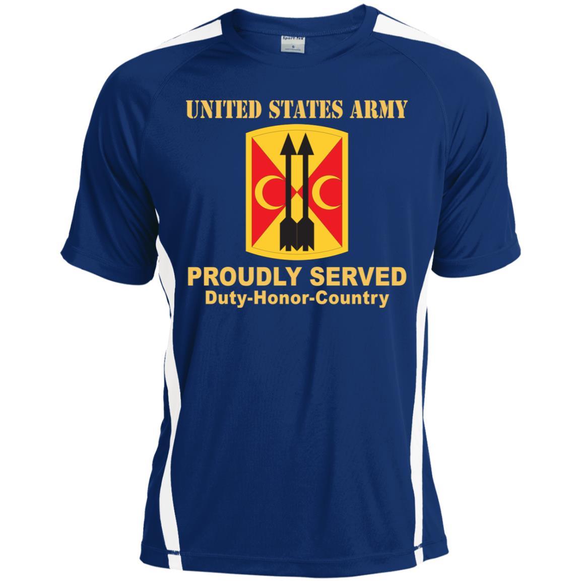 US ARMY 212 FIRES BRIGADE- Proudly Served T-Shirt On Front For Men-TShirt-Army-Veterans Nation