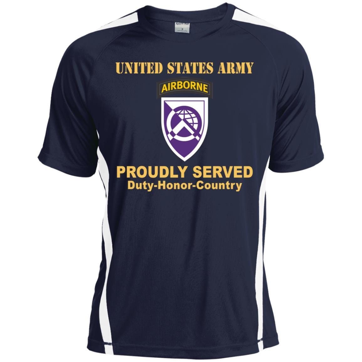 US ARMY 360TH CIVIL AFFAIRS BRIGADE- Proudly Served T-Shirt On Front For Men-TShirt-Army-Veterans Nation