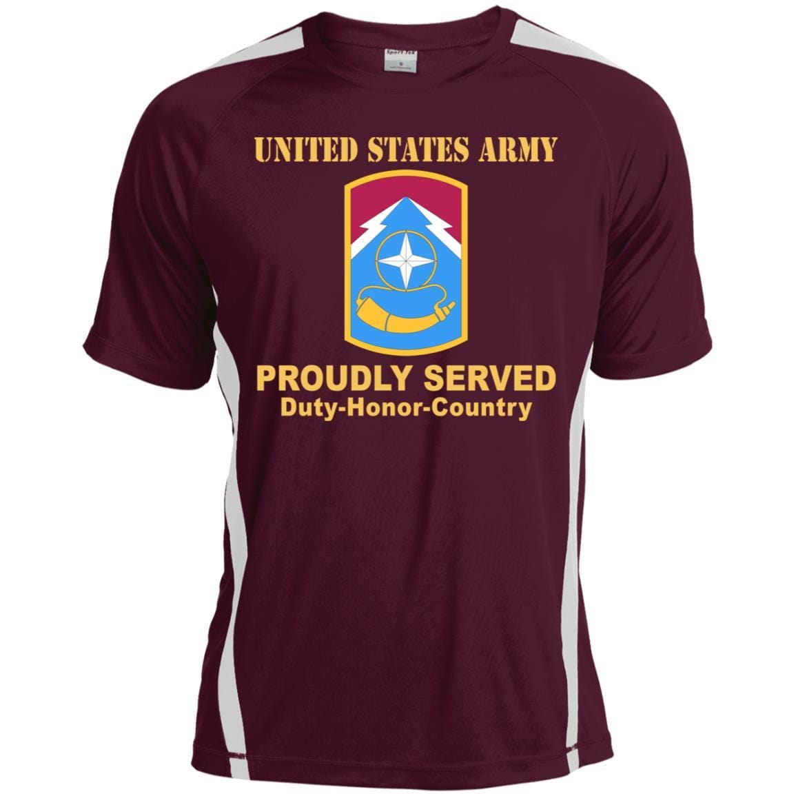 US ARMY 174TH INFANTRY BRIGADE- Proudly Served T-Shirt On Front For Men-TShirt-Army-Veterans Nation