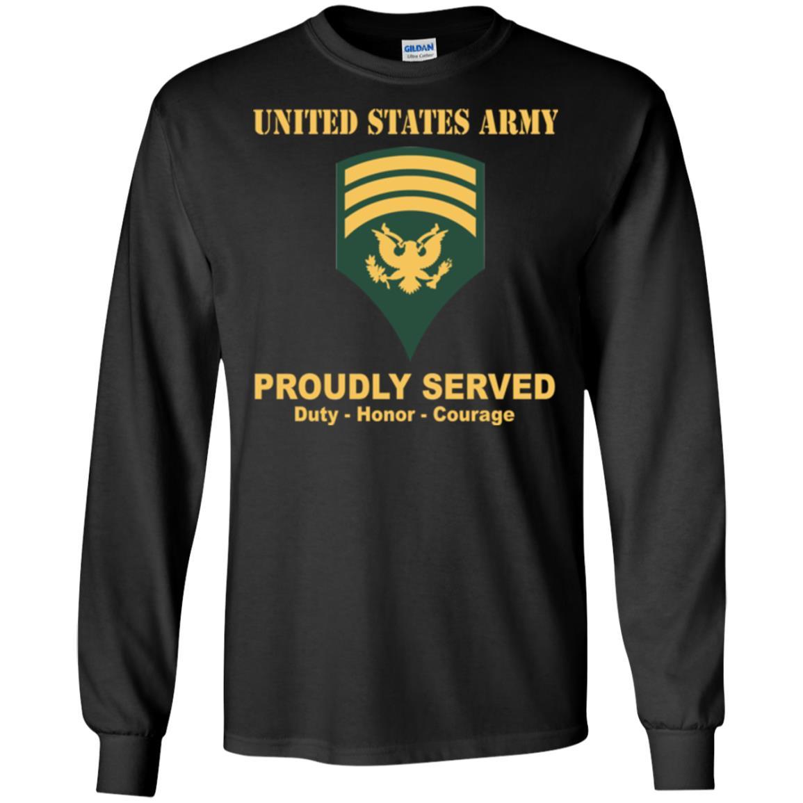 US Army E-7 SPC E7 Specialist Ranks Men Front Shirt US Army Rank-TShirt-Army-Veterans Nation