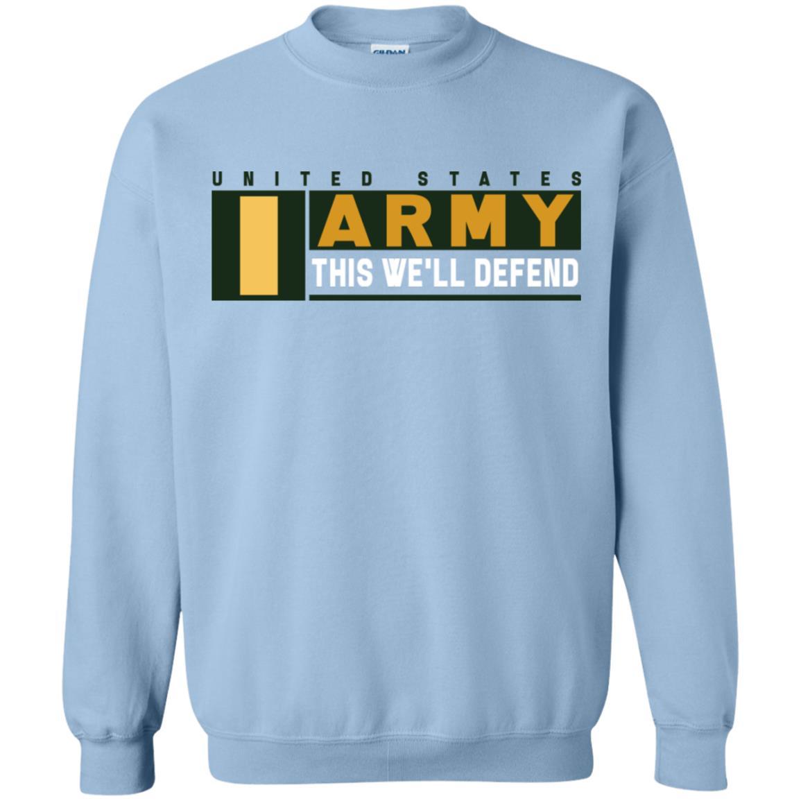 US Army O-1 This We Will Defend Long Sleeve - Pullover Hoodie-TShirt-Army-Veterans Nation