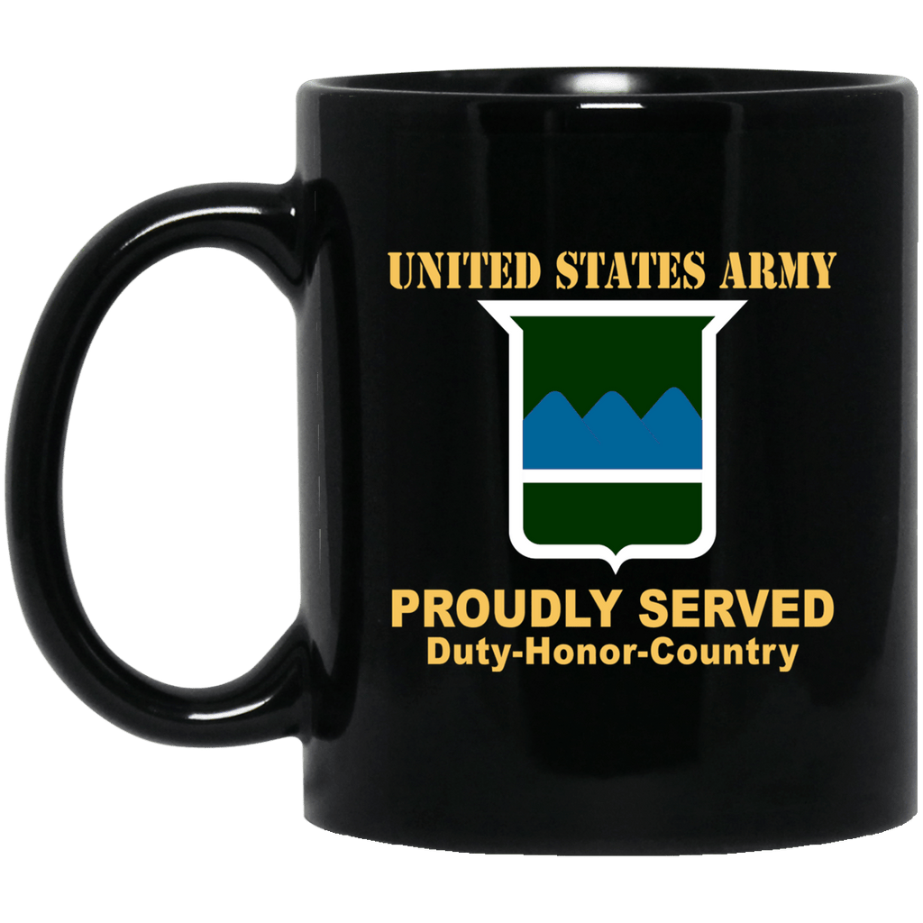 US ARMY 80TH TRAINING COMMAND - 11 oz - 15 oz Black Mug-Mug-Army-CSIB-Veterans Nation