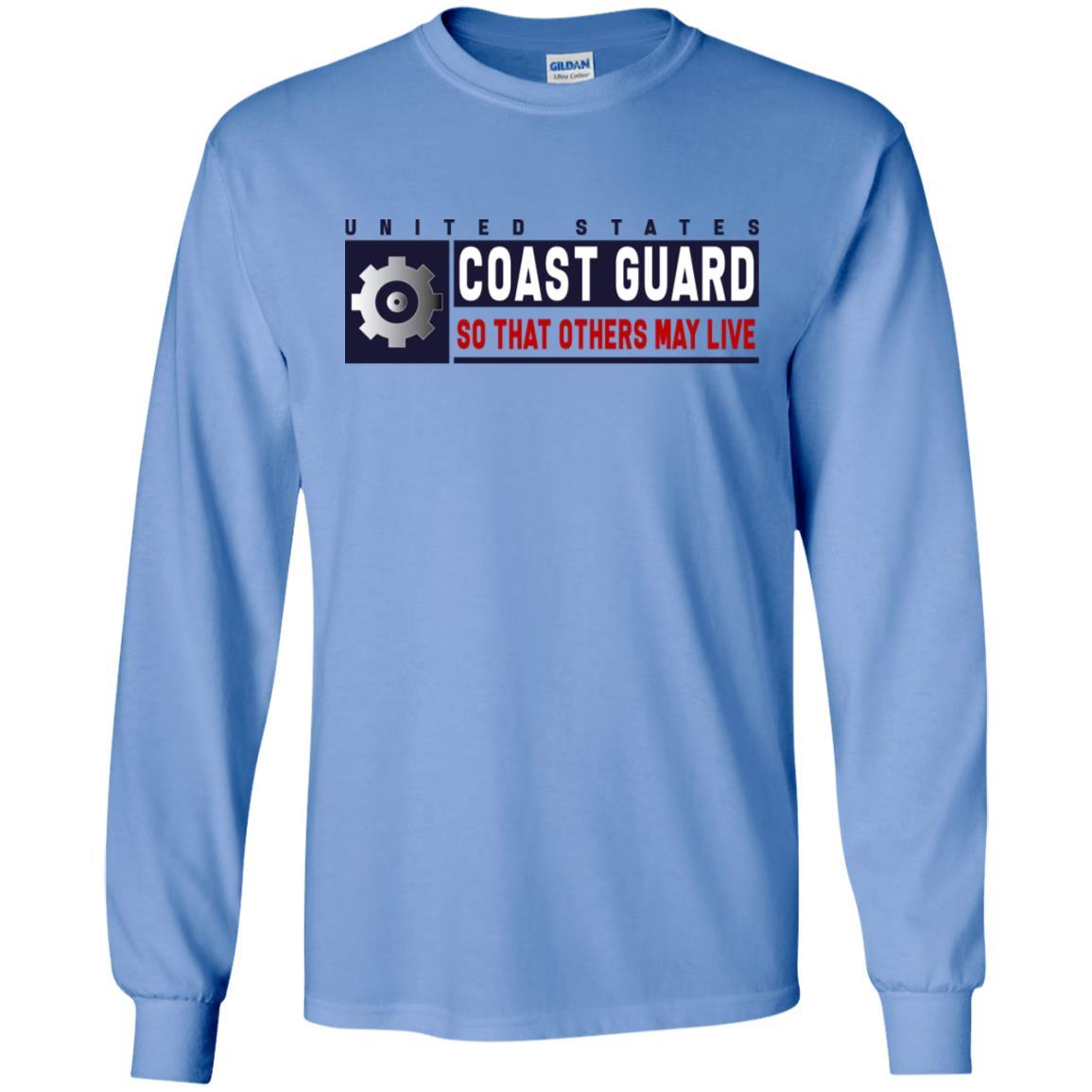 US Coast Guard Machinery Technician MK Logo- So that others may live Long Sleeve - Pullover Hoodie-TShirt-USCG-Veterans Nation