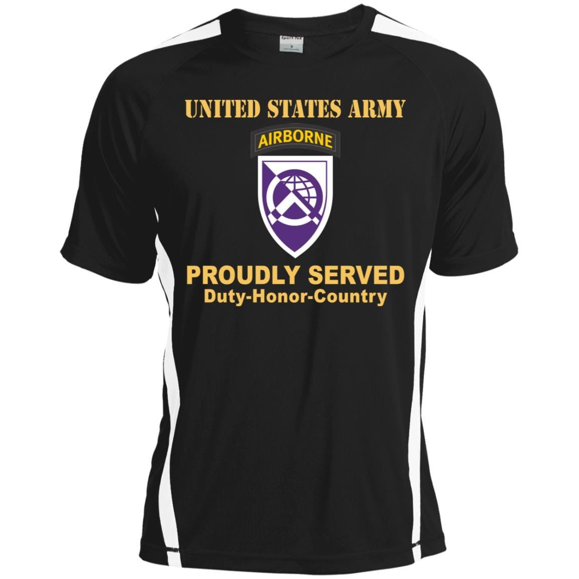 US ARMY 360TH CIVIL AFFAIRS BRIGADE- Proudly Served T-Shirt On Front For Men-TShirt-Army-Veterans Nation