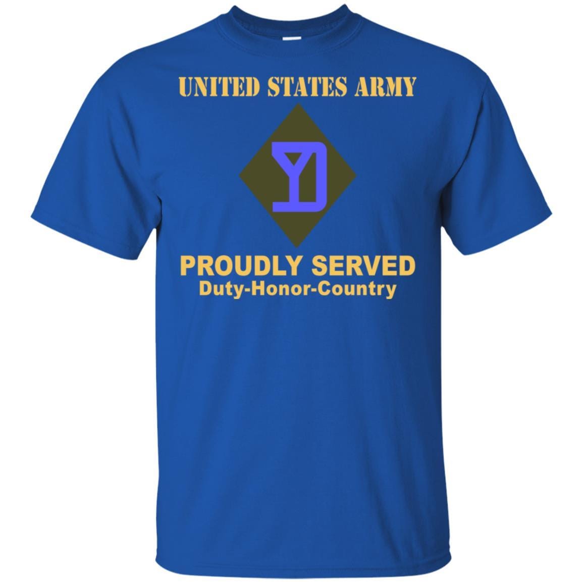 US ARMY 26TH MANEUVER ENHANCEMENT BRIGADE- Proudly Served T-Shirt On Front For Men-TShirt-Army-Veterans Nation