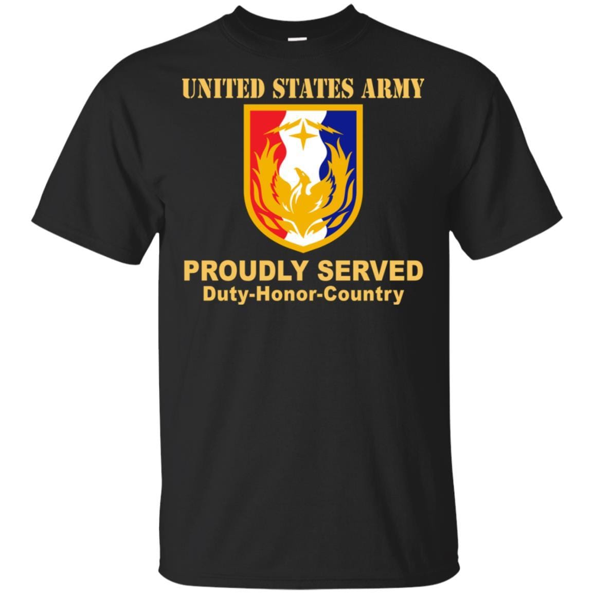 US ARMY 36TH SUSTAINMENT BRIGADE - Proudly Served T-Shirt On Front For Men-TShirt-Army-Veterans Nation