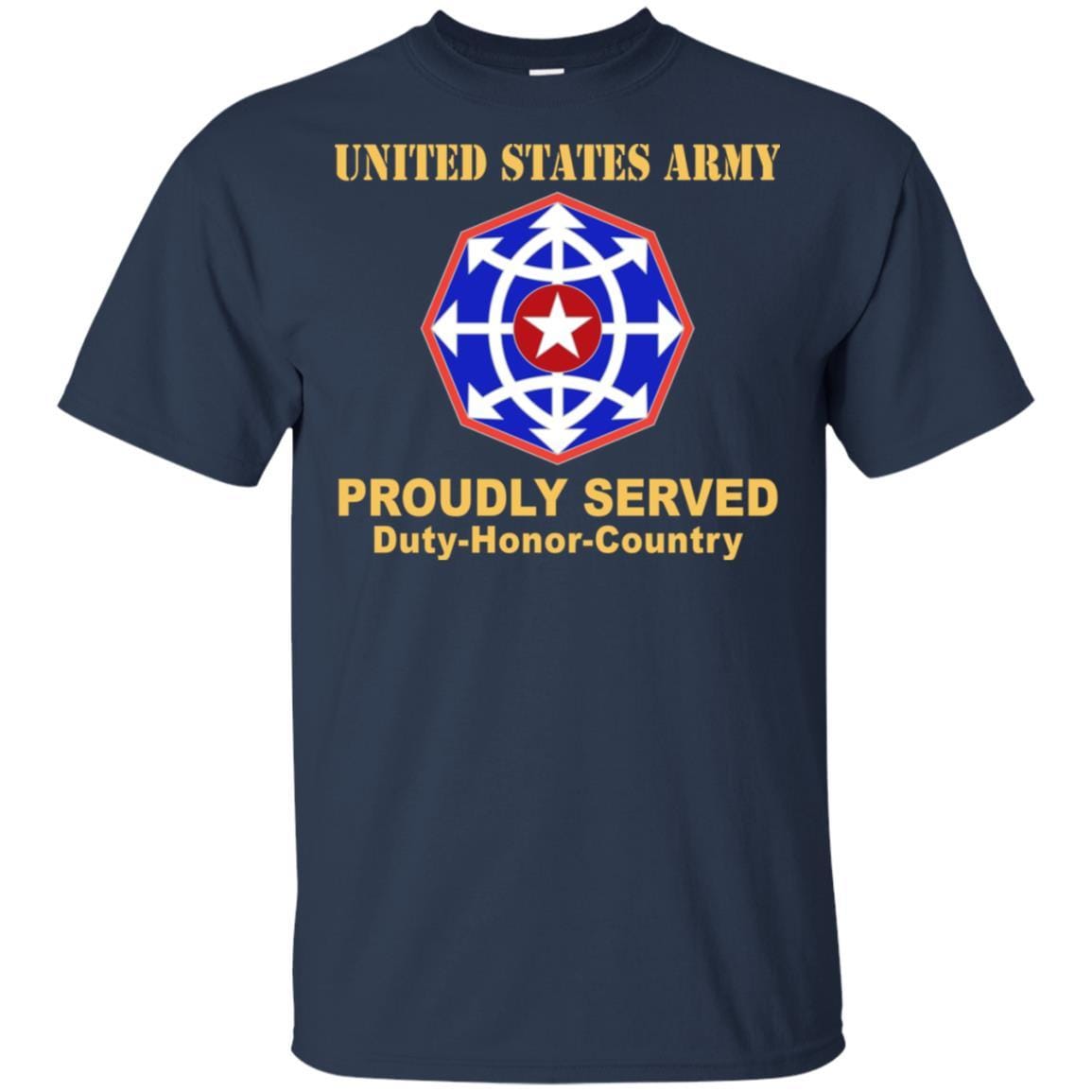 US ARMY CSIB CRIMINAL INVESTIGATION COMMAND- Proudly Served T-Shirt On Front For Men-TShirt-Army-Veterans Nation