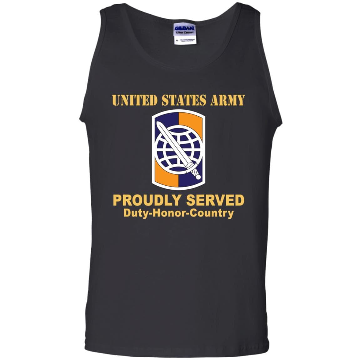 US ARMY 358TH CIVIL AFFAIRS BRIGADE- Proudly Served T-Shirt On Front For Men-TShirt-Army-Veterans Nation