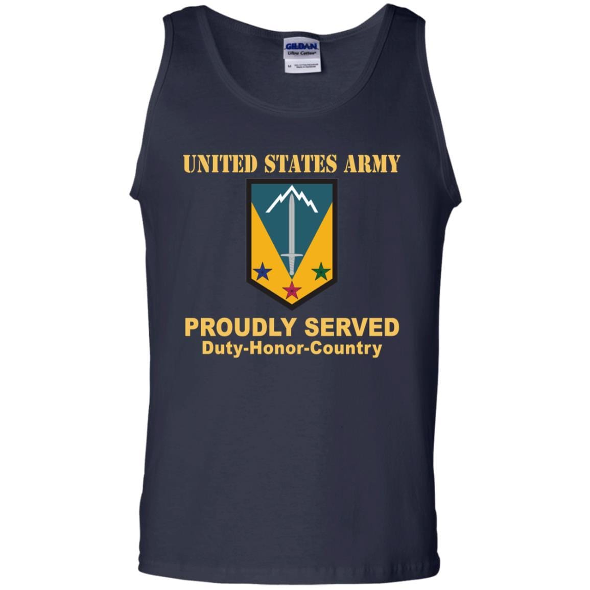 US ARMY 3RD MANEUVER ENHANCEMENT BRIGADE- Proudly Served T-Shirt On Front For Men-TShirt-Army-Veterans Nation