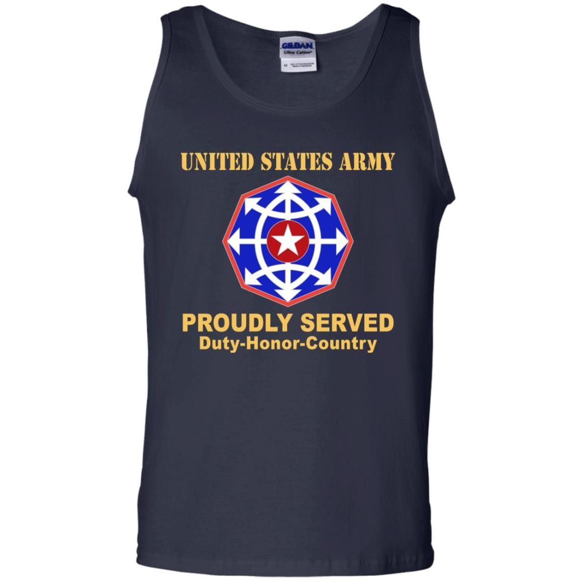 US ARMY CSIB CRIMINAL INVESTIGATION COMMAND- Proudly Served T-Shirt On Front For Men-TShirt-Army-Veterans Nation