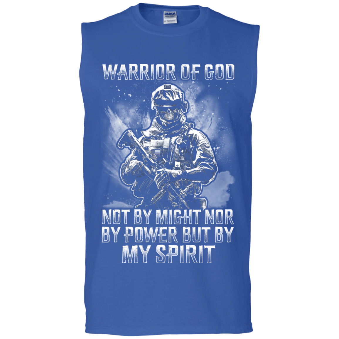 Military T-Shirt "Warrior Of God"-TShirt-General-Veterans Nation