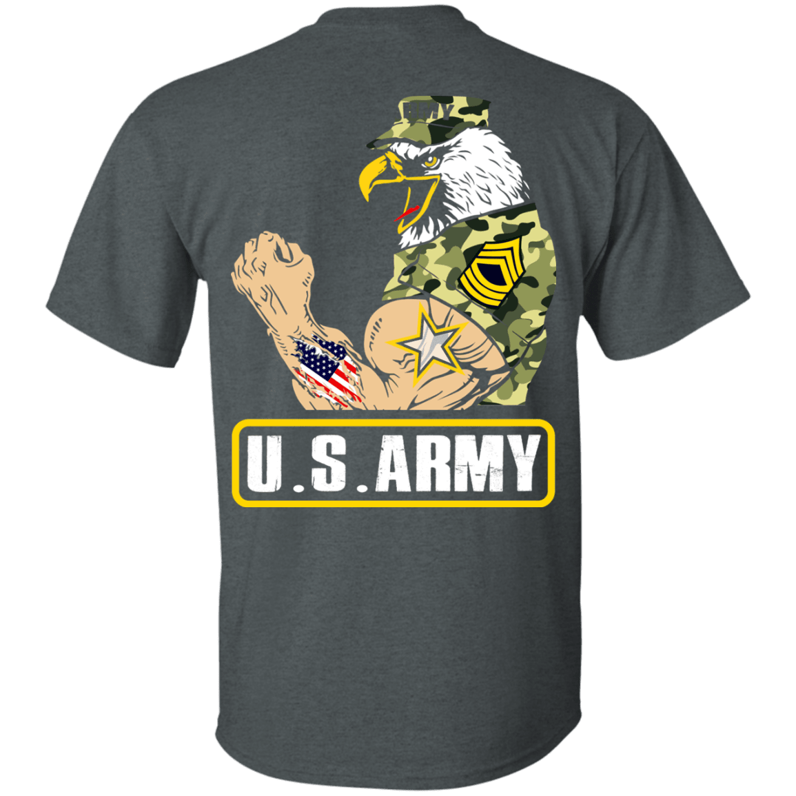 US Army Strong Back T Shirts-TShirt-Army-Veterans Nation
