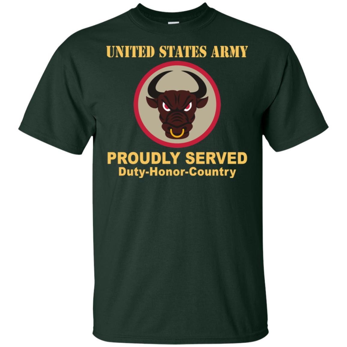 US ARMY 518 SUSTAINMENT BRIGADE- Proudly Served T-Shirt On Front For Men-TShirt-Army-Veterans Nation