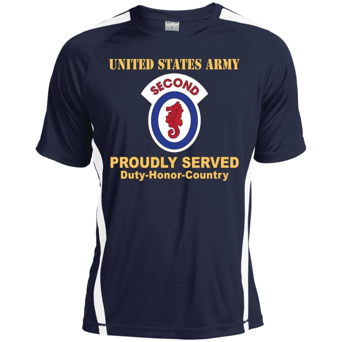 US ARMY 2ND ENGINEER BRIGADE- Proudly Served T-Shirt On Front For Men-TShirt-Army-Veterans Nation