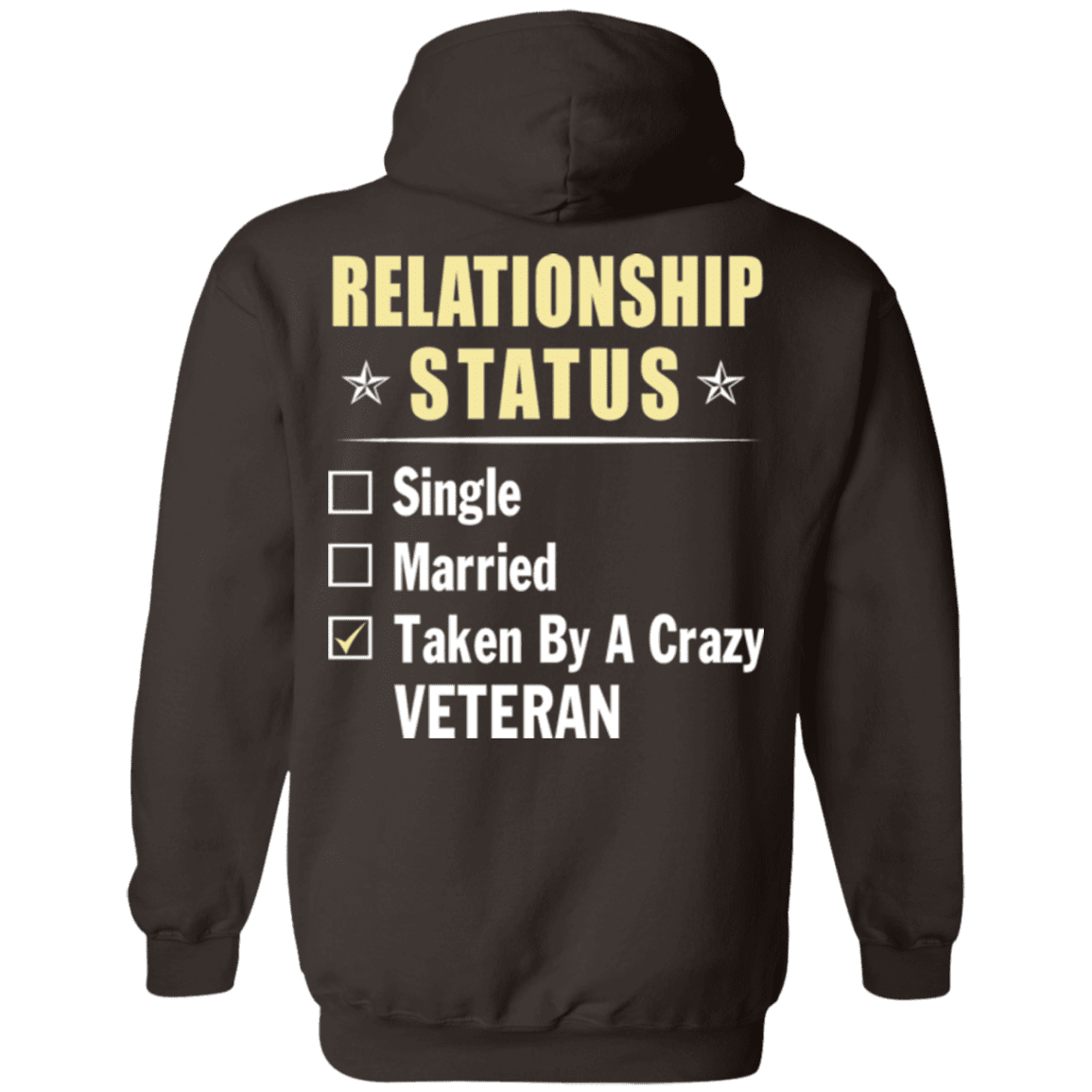 Military T-Shirt "Veteran Relationship Status"-TShirt-General-Veterans Nation