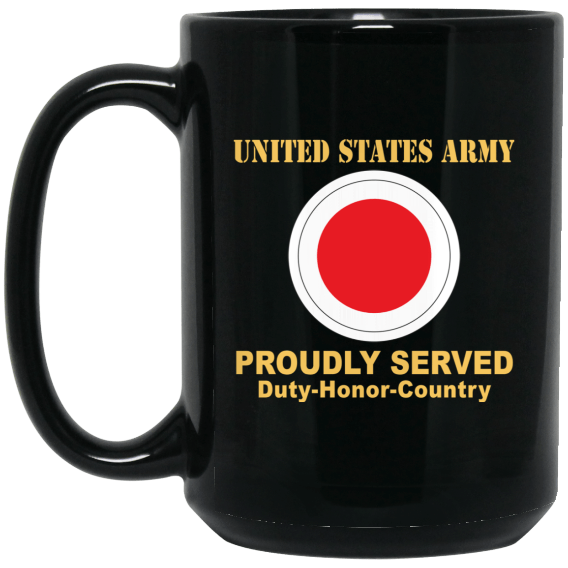 US ARMY 37TH INFANTRY BRIGADE COMBAT TEAM- 11 oz - 15 oz Black Mug-Mug-Army-CSIB-Veterans Nation