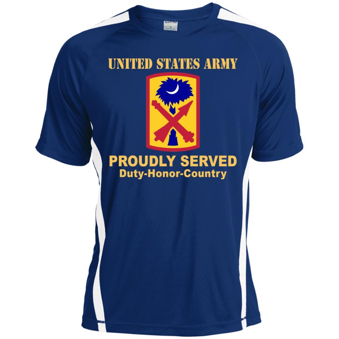 US ARMY 263 AIR AND MISSILE DEFENSE COMMAND - Proudly Served T-Shirt On Front For Men-TShirt-Army-Veterans Nation