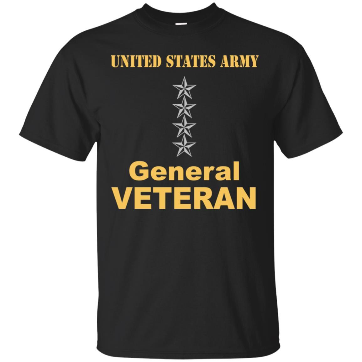 US Army O-10 General O10 GEN General Officer Veteran Men T Shirt On Front-TShirt-Army-Veterans Nation