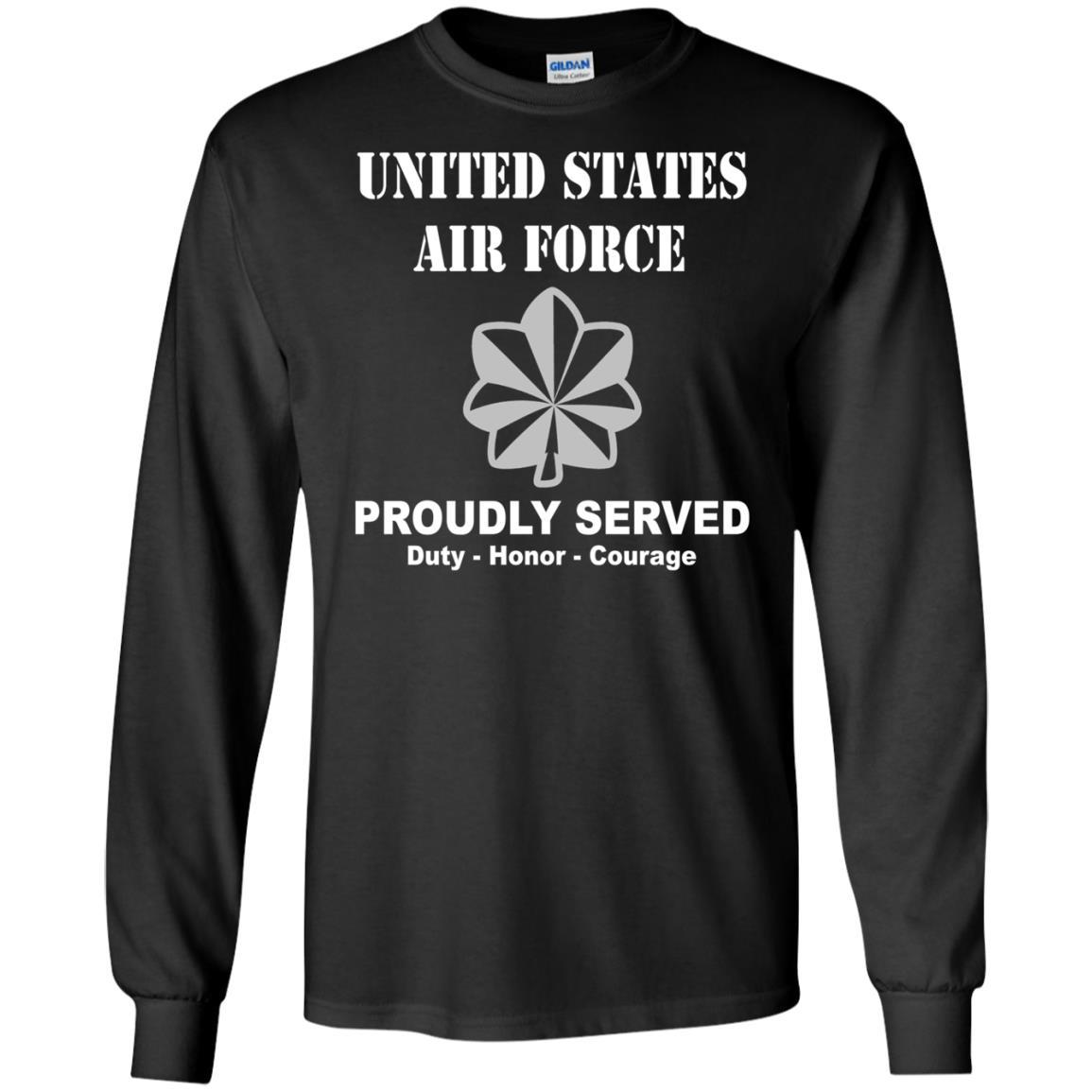 US Air Force O-5 Lieutenant Colonel Lt Co O5 Field Officer Ranks Men Front T Shirt For Air Force-TShirt-USAF-Veterans Nation