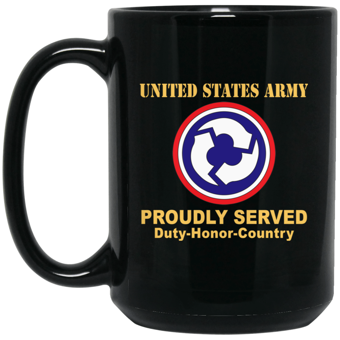 US ARMY 311TH SUSTAINMENT COMMAND- 11 oz - 15 oz Black Mug-Mug-Army-CSIB-Veterans Nation