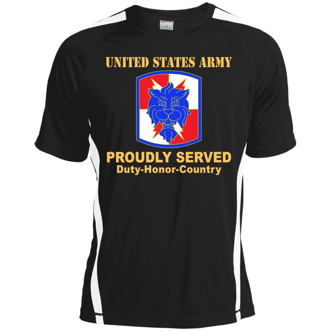 US ARMY 35TH SIGNAL BRIGADE (NO TAB) - Proudly Served T-Shirt On Front For Men-TShirt-Army-Veterans Nation