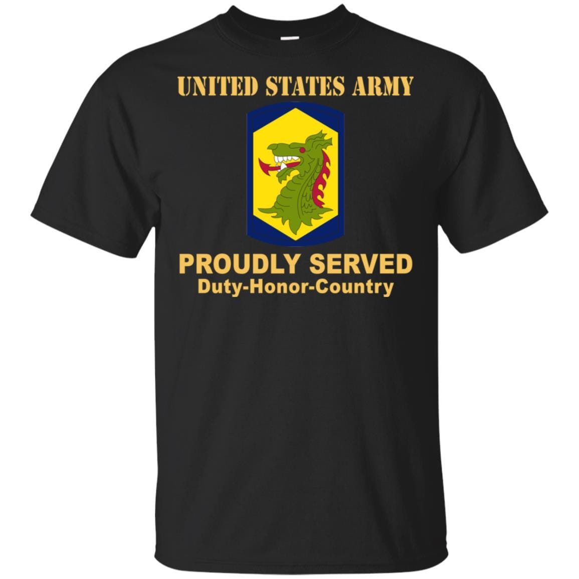 US ARMY 404 MANEUVER ENHANCEMENT BRIGADE- Proudly Served T-Shirt On Front For Men-TShirt-Army-Veterans Nation