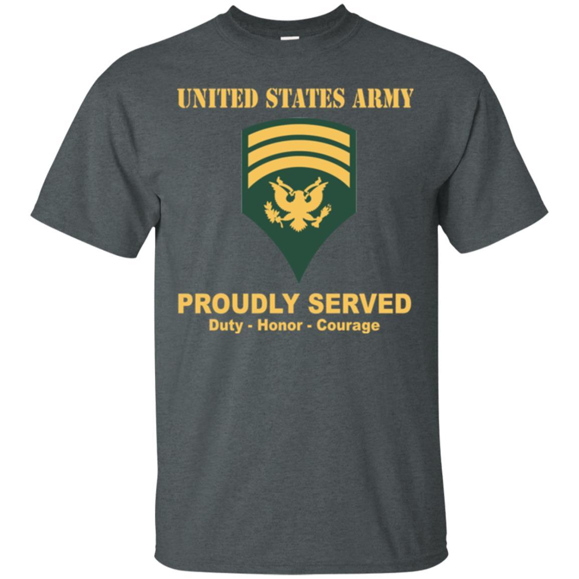 US Army E-7 SPC E7 Specialist Ranks Men Front Shirt US Army Rank-TShirt-Army-Veterans Nation