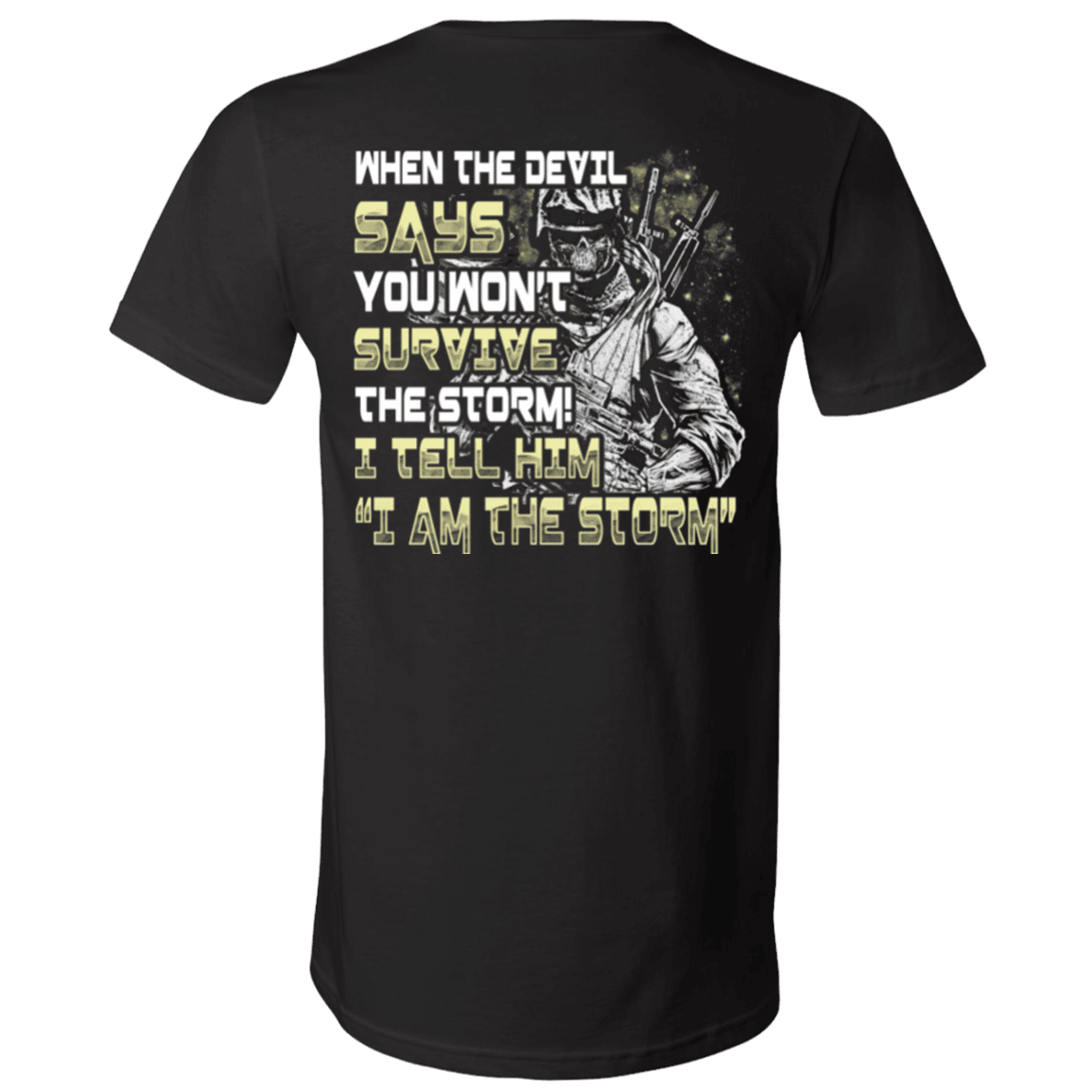 Military T-Shirt "Veteran - I Am The Storm"-TShirt-General-Veterans Nation
