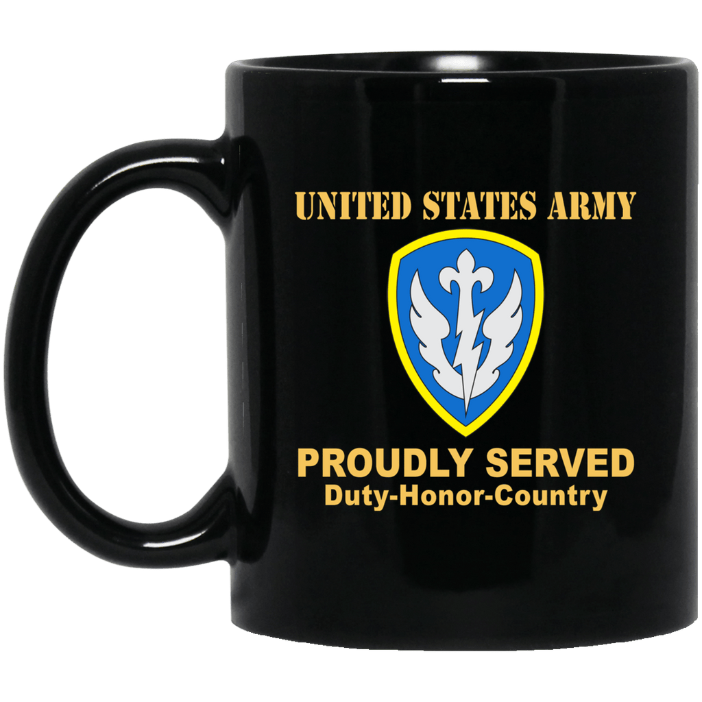 US ARMY 504TH BATTLEFIELD SURVEILLANCE- 11 oz - 15 oz Black Mug-Mug-Army-CSIB-Veterans Nation