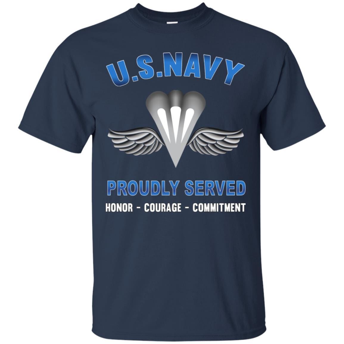 Navy Aircrew Survival Equipmentman Navy PR - Proudly Served T-Shirt For Men On Front-TShirt-Navy-Veterans Nation