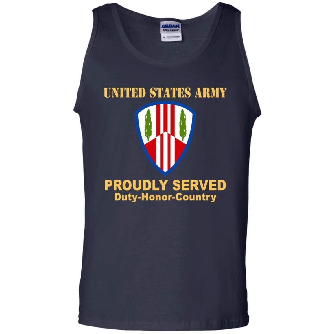 US ARMY 369TH SUSTAINMENT BRIGADE - Proudly Served T-Shirt On Front For Men-TShirt-Army-Veterans Nation