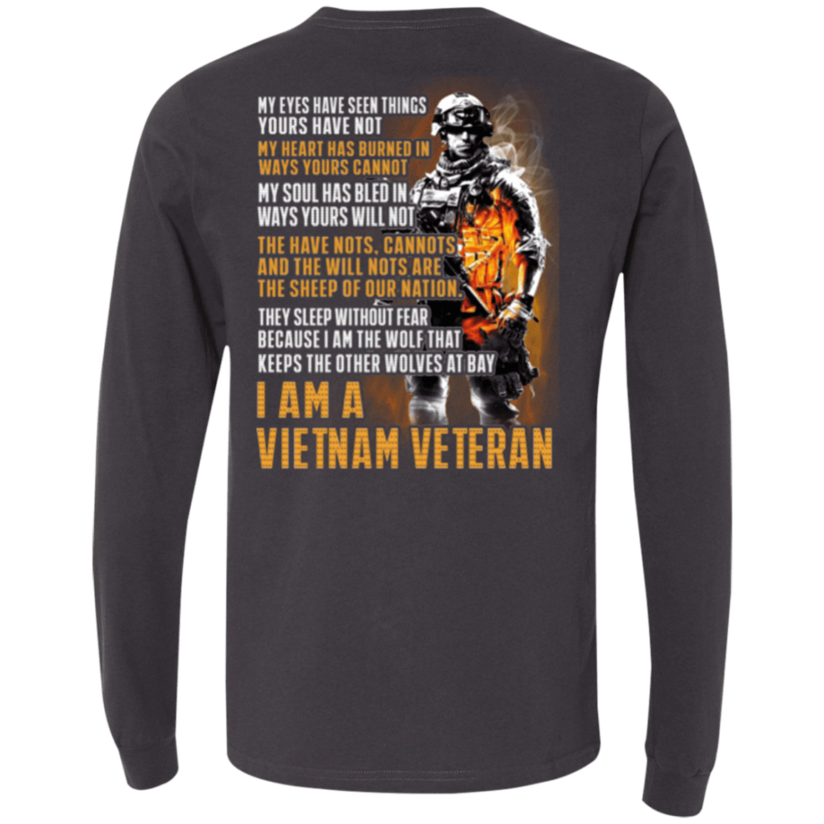 Military T-Shirt "I Am Vietnam Veteran"-TShirt-General-Veterans Nation