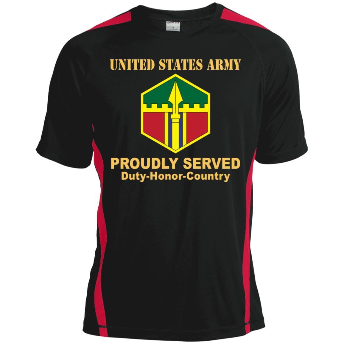 US ARMY 301ST MANEUVER ENHANCEMENT BRIGADE- Proudly Served T-Shirt On Front For Men-TShirt-Army-Veterans Nation