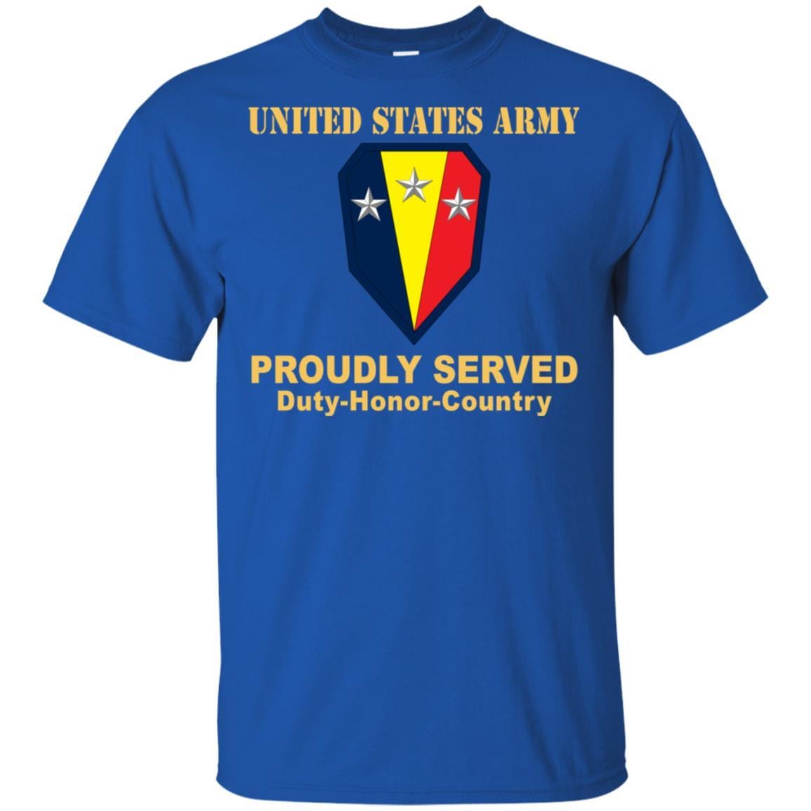 US ARMY 50TH INFANTRY BRIGADE COMBAT TEAM - Proudly Served T-Shirt On Front For Men-TShirt-Army-Veterans Nation