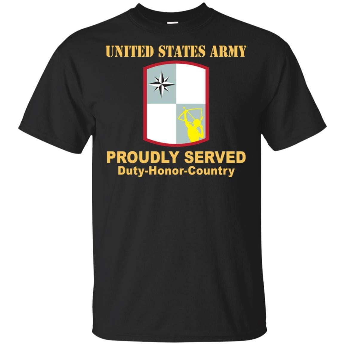 US ARMY 287 SUSTAINMENT BRIGADE- Proudly Served T-Shirt On Front For Men-TShirt-Army-Veterans Nation