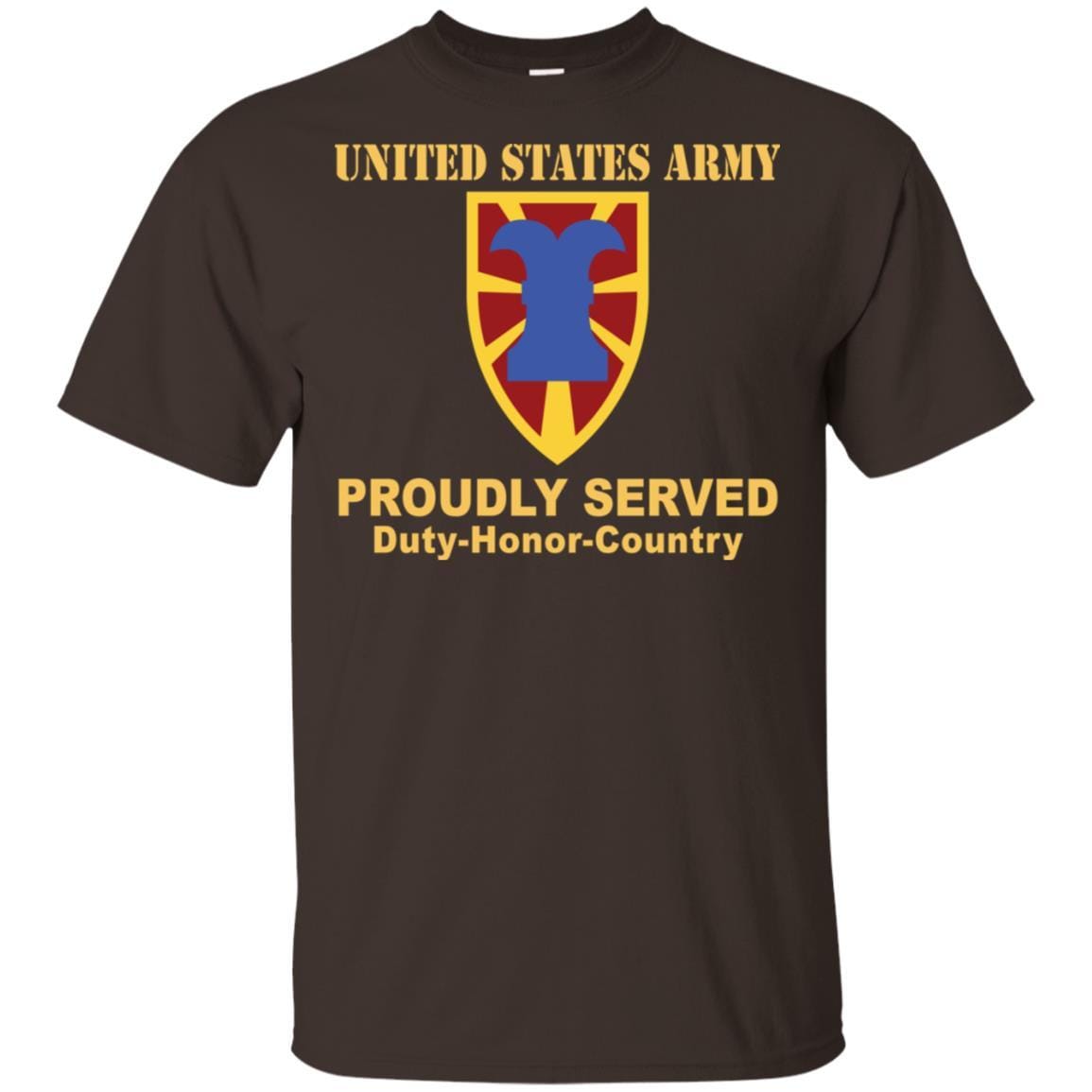 US ARMY 7TH TRANSPORTATION BRIGADE- Proudly Served T-Shirt On Front For Men-TShirt-Army-Veterans Nation