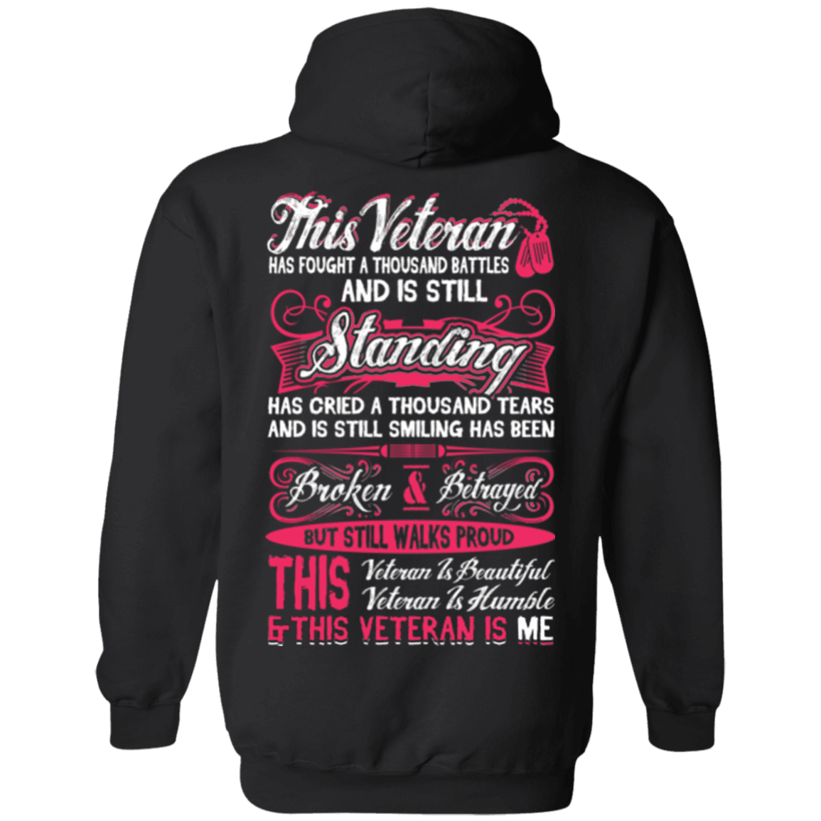 Military T-Shirt "This Veteran is Beautiful and Humble"-TShirt-General-Veterans Nation