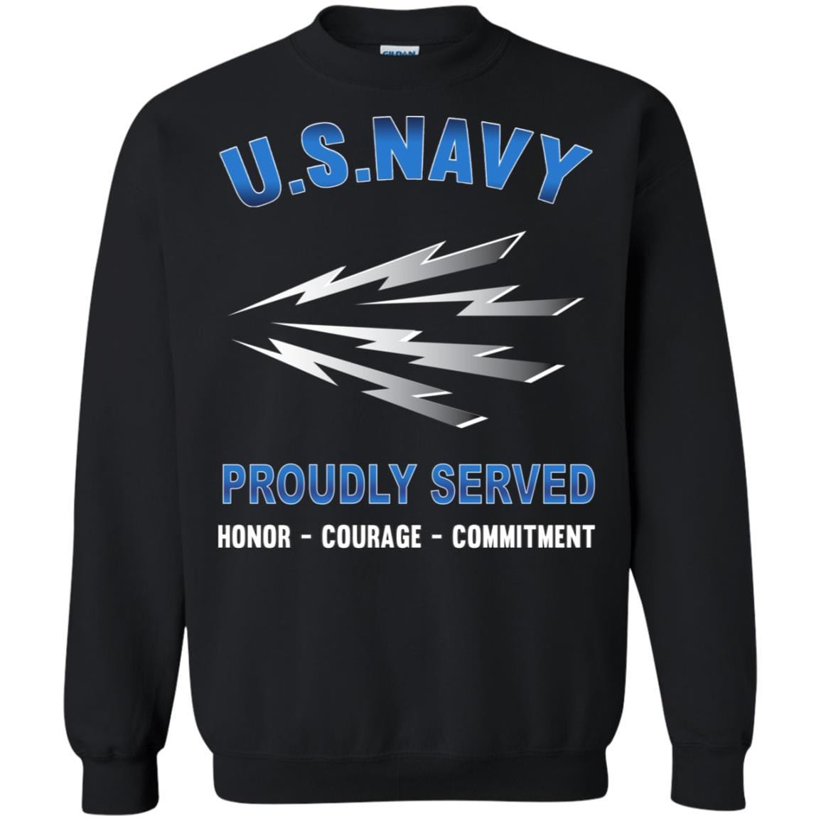 U.S Navy Radioman Navy RM - Proudly Served T-Shirt For Men On Front-TShirt-Navy-Veterans Nation