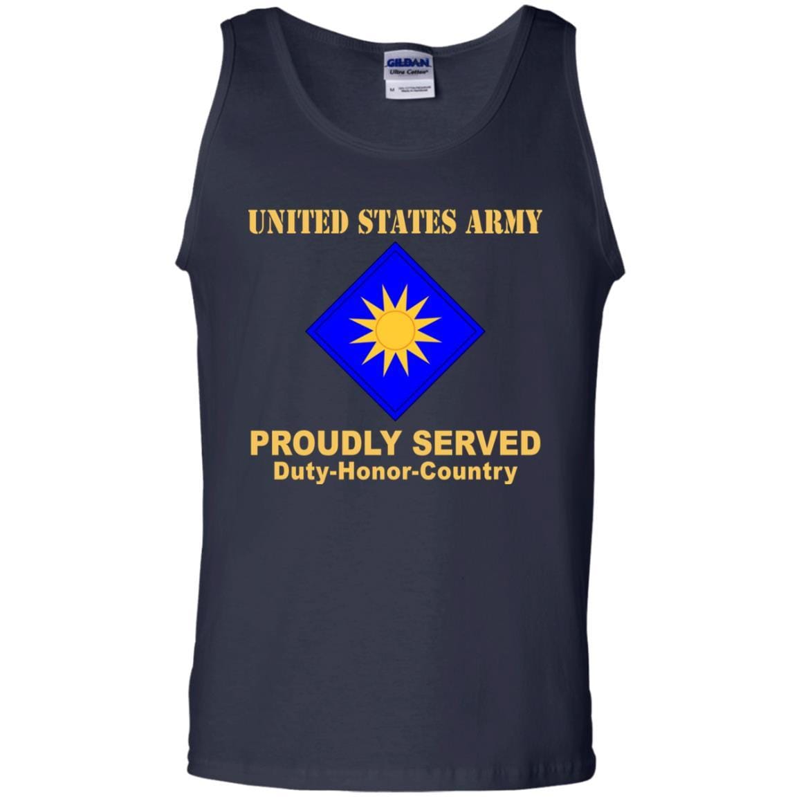 US ARMY 40TH INFANTRY DIVISION- Proudly Served T-Shirt On Front For Men-TShirt-Army-Veterans Nation