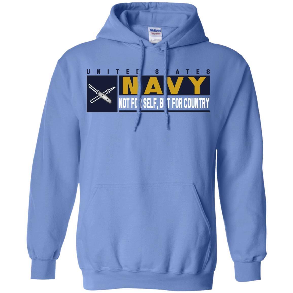 Navy Lithographer Navy LI- Not for self Long Sleeve - Pullover Hoodie-TShirt-Navy-Veterans Nation