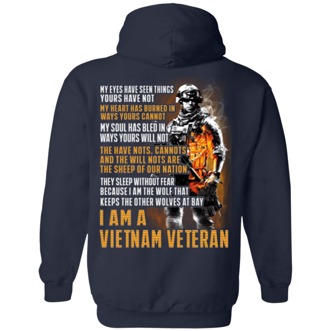 Military T-Shirt "I Am Vietnam Veteran"-TShirt-General-Veterans Nation