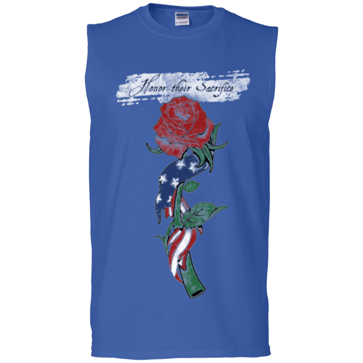 Military T-Shirt "Honor Their Sacrifice"-TShirt-General-Veterans Nation