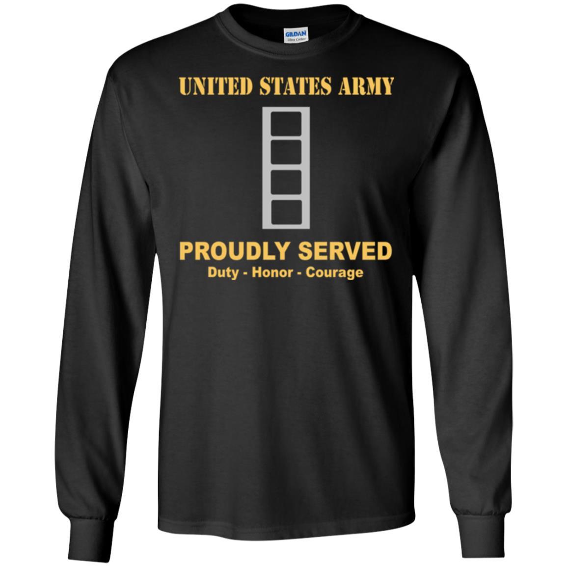 US Army W-4 Chief Warrant Officer 4 W4 CW4 Warrant Officer Ranks Men Front Shirt US Army Rank-TShirt-Army-Veterans Nation