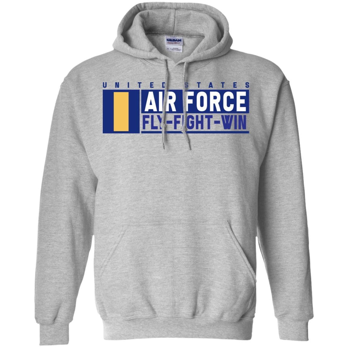 US Air Force O-1 Second Lieutenant Fly - Fight - Win Long Sleeve - Pullover Hoodie-TShirt-USAF-Veterans Nation