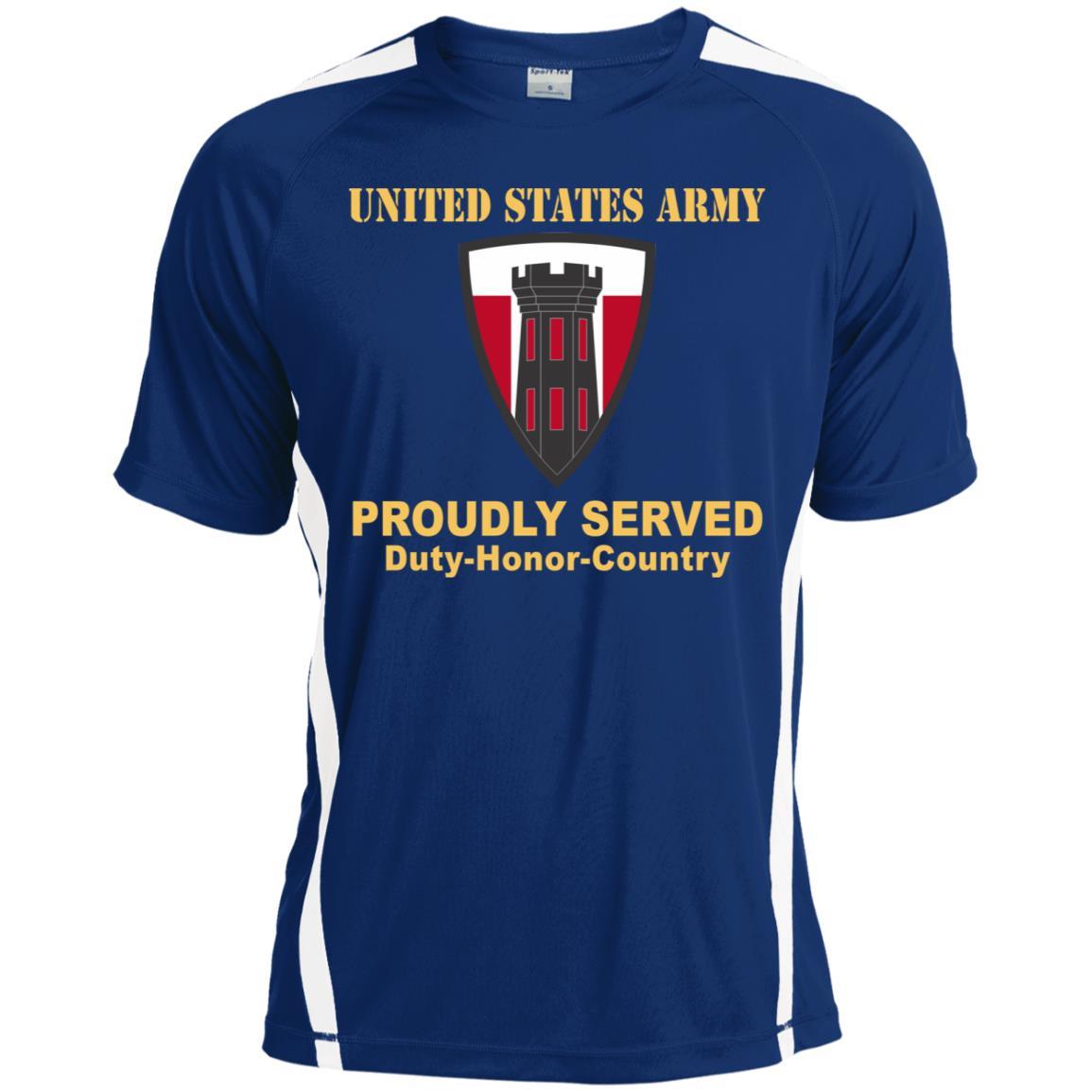 US ARMY 176TH ENGINEER BRIGADE- Proudly Served T-Shirt On Front For Men-TShirt-Army-Veterans Nation