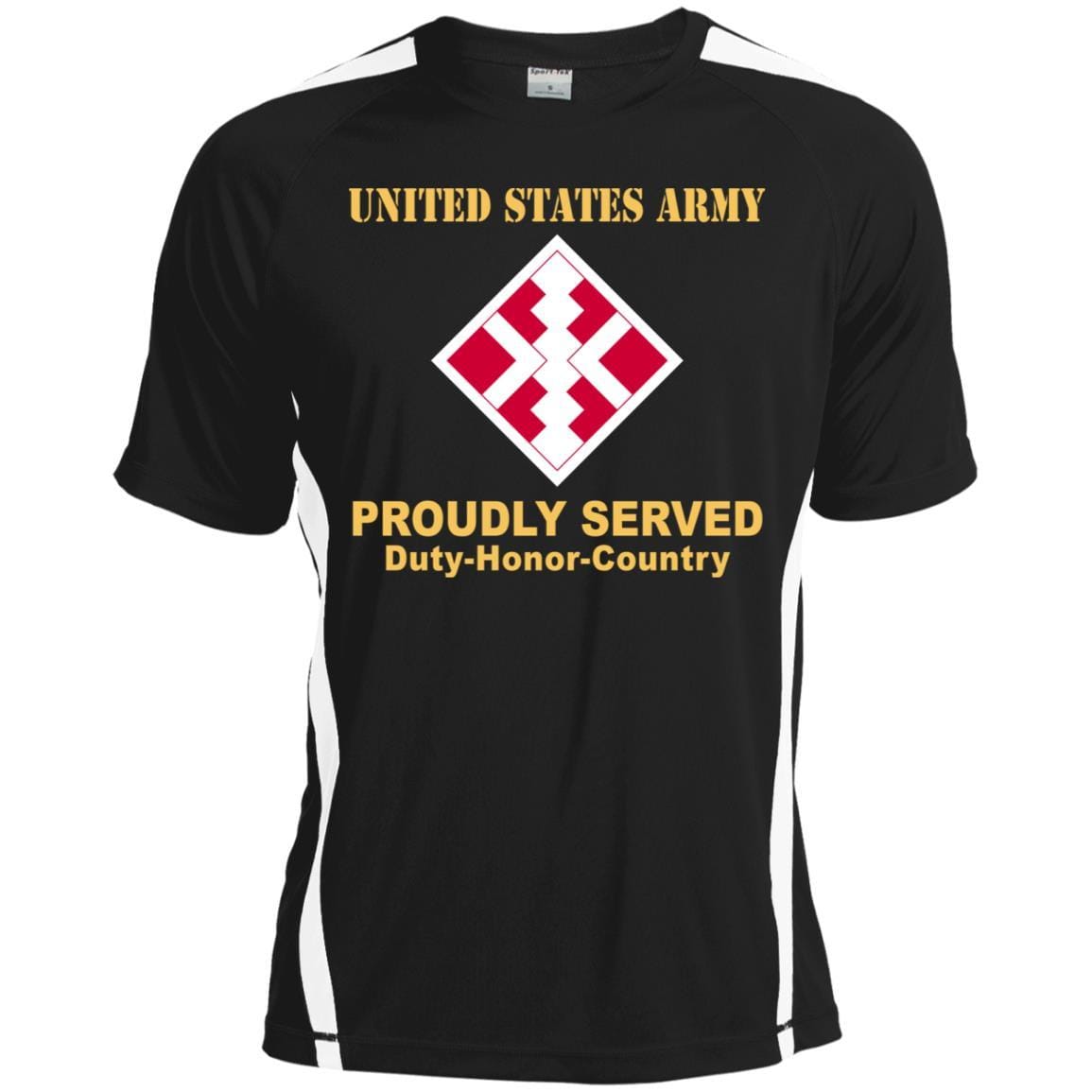 US ARMY 411TH ENGINEER BRIGADE- Proudly Served T-Shirt On Front For Men-TShirt-Army-Veterans Nation