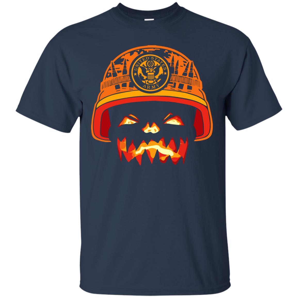 US Army Halloween Men T Shirt On Front-TShirt-Army-Veterans Nation