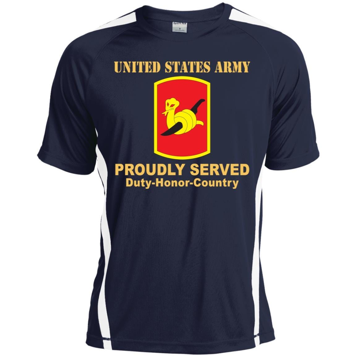 US ARMY 153RD FIELD ARTILLERY BRIGADE- Proudly Served T-Shirt On Front For Men-TShirt-Army-Veterans Nation